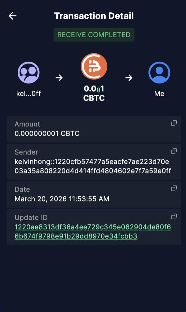 Canton transaction history details